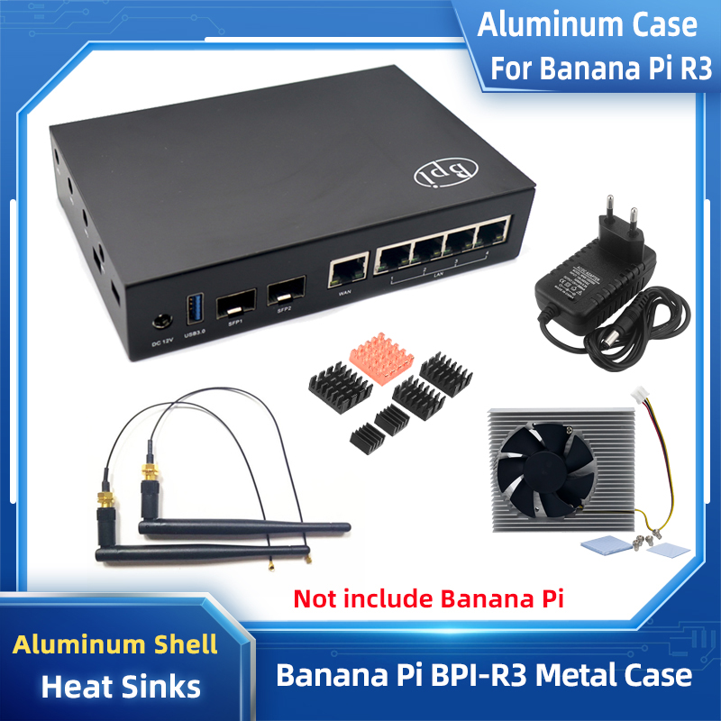 Argon One V3 M.2 Nvme Case - Антенна для радиатора в алюминиевом корпусе